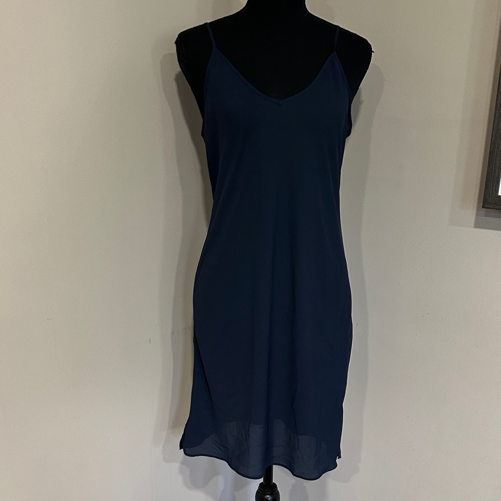 *BROOKS BROTHERS* Navy Blue Slip Dress Size 2